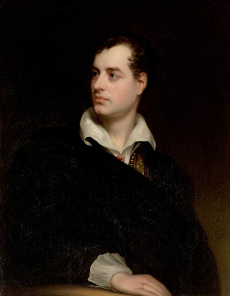 Portrait of Lord Byron, 1813, by Thomas Phillips